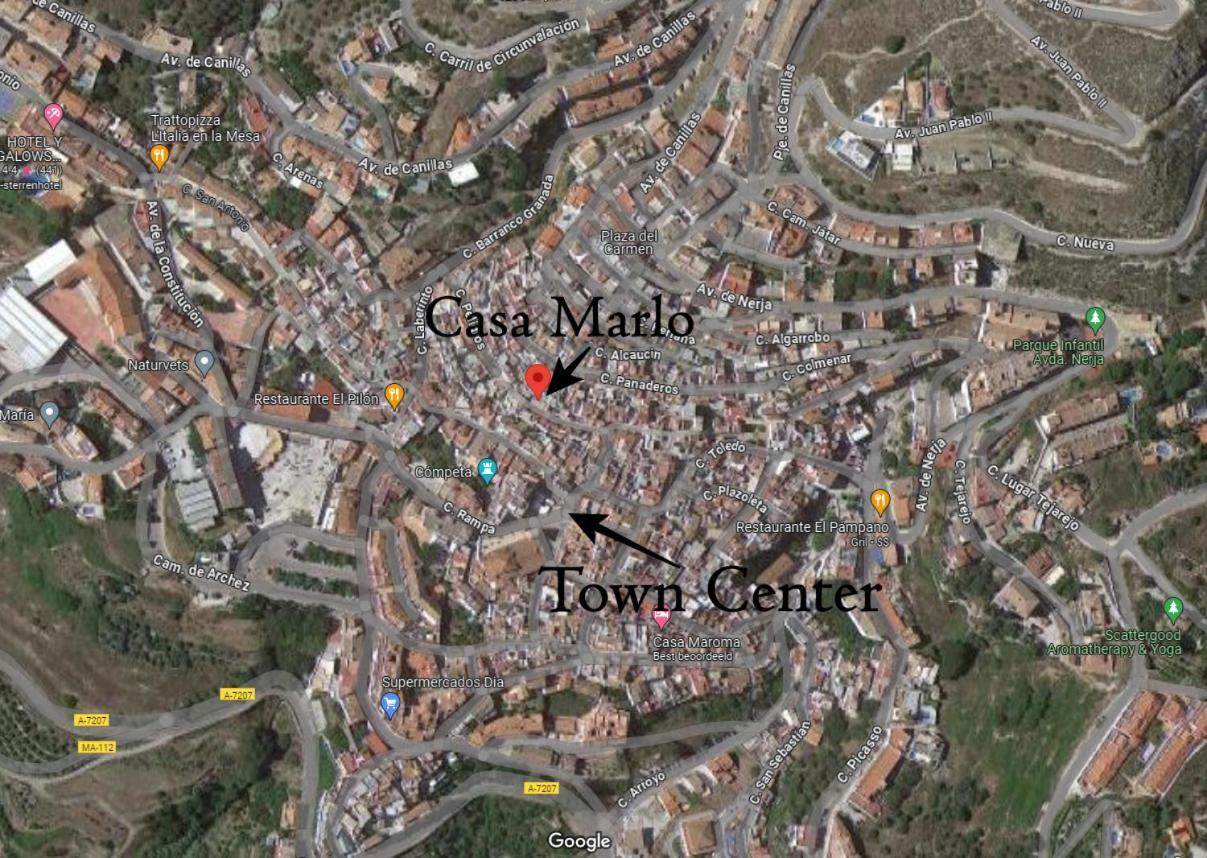Casa Marlo, Spacious House In The Lively Centre Of Cómpeta Eksteriør billede